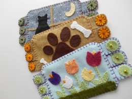 Spring Flowers, Dog Paws, Kitty in the Window $12